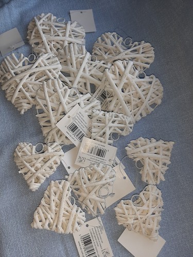 Rattan herzen set - herzen,