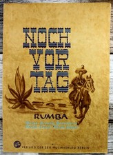 Notenblatt, Noch vor Tag