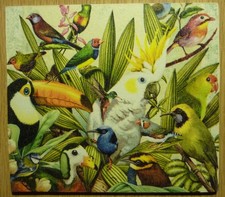 Deko HDF - Tiere Vögel Exoten