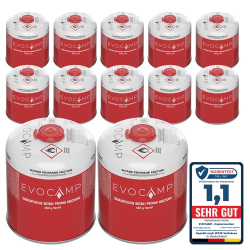 Evocamp gaskartuschen 450g - gaskartuschen,