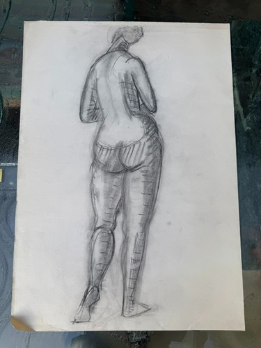 Antike zeichnung 41x59cm - zeichnung,