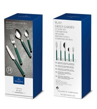 Original Villeroy & Boch Play! Green Garden Tafelbesteck – 24-teilig Neu&OVP