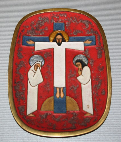 Emailliertes religiöses
