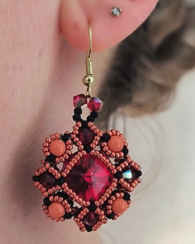 Swarovski ohrringe handmade - ohrringe,