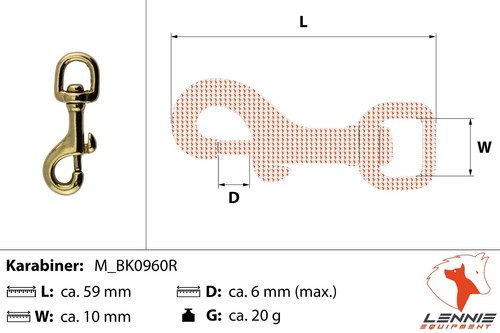 Bolzenkarabiner messing - bolzenkarabiner,