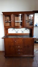 Küchenschrank, Küchenvitrine, antik, ca. 1920