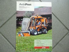 AebiPost Kundenzeitschrift (Terratrac Aebi TT270,Combicut Aebi CC66)Heft 57/2003