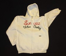 SANCEZZ Kapuzen-Zipper WEIß Gr. L *TOP ZUSTAND*