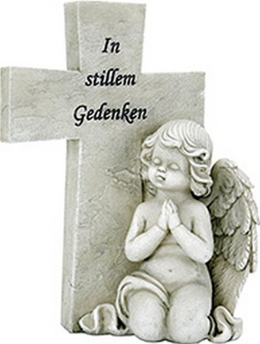 Grabschmuck kreuz mit engel - kreuz,