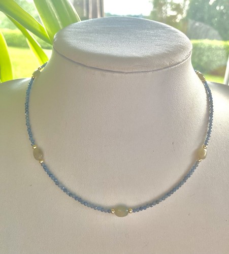 Top aaa ceylon saphir kette - saphir,