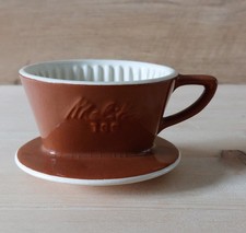 Melitta alter Kaffeefilter 3 Loch braun Grösse 100-für Sammler-ohne Beschädigung