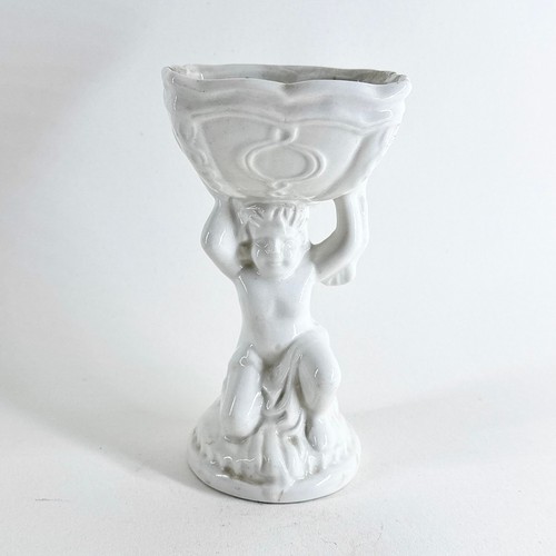 Vintage weiß porzellan cherub - weiß,