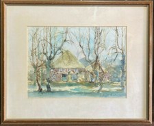Aquarell ostsee oder nordsee - ostsee,