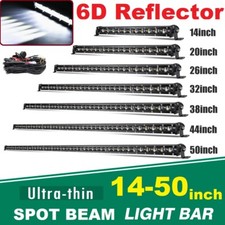 14 20 26 32 38 44 50 Zoll LED Lightbar Lichtbalken Arbeitsscheinwerfer 12V 24V