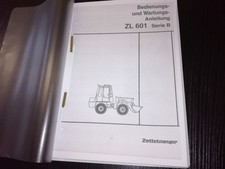 Bedienungs- Wartungsanleitung Zettelmeyer ZL601B Hydraulik+ Elektroschaltplan