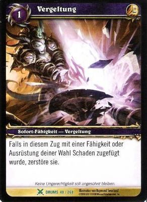 Wow vergeltung trommeln - -, 2x