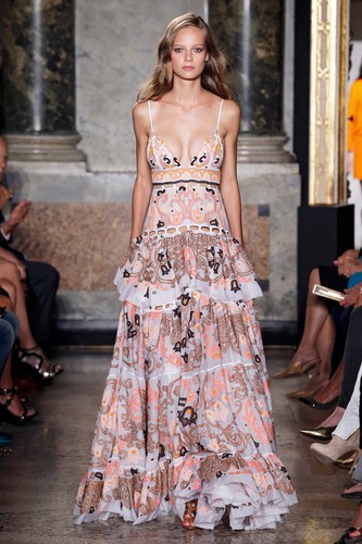 Emilio pucci silk maxi - emilio,