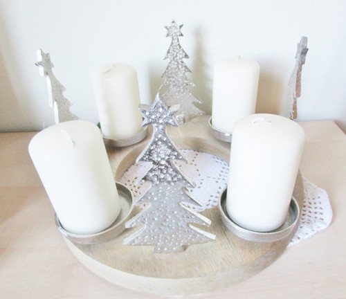 Adventskranz mangoholz - 30,