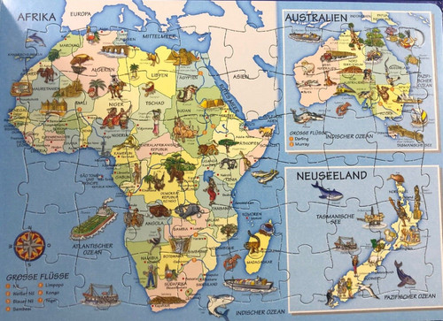 Mein erster puzzle - mein, puzzle-weltatlas
