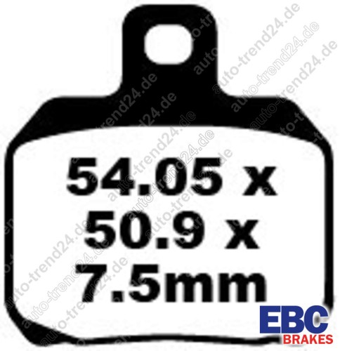 Ebc scooter bremsbeläge für - scooter,