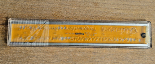 Rotring schriftschablone - rotring,