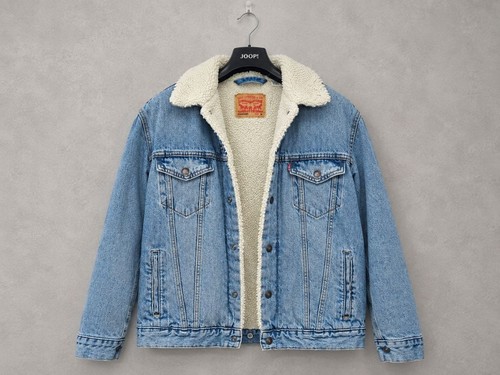Levi sherpa trucker denim - trucker,