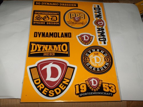 Dynamo dresden aufkleber set - dynamo,