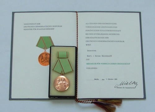 Stasi mfs mielke medaille - stasi,, mielke,