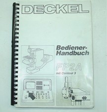 Betriebsanleitung (Bedienerhandbuch) FP2A 2819 bis Bj.88 Contour 3
