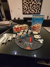 Playmobil  Ambulance / Krankenwagen von 1974 mit Figuren VINTAGE und Zubehör 