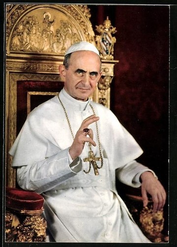 Papst paul in soutane - paul,