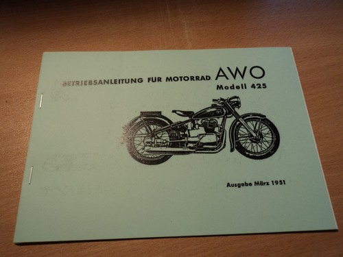 Betriebsanleitung simson awo - betriebsanleitung,