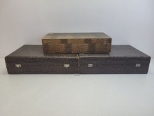 3x Besteckkästen DDR Groß 2x