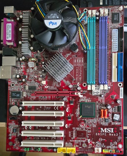 Retro paket msi mainboard - pc-paket:,