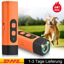 Hundetraining Ultraschall Anti Bell Bellen Gerät Hund Hundetrainer Taschenlampe