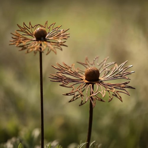 Gartenstecker metall blume - gartenstecker,