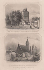 Brandenburg Havel Original Stahlstich Oeder 1850