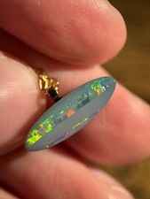 14k Gold Anhänger Opal