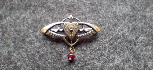 Klassische jugendstil brosche - klassische,