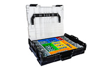 Sortimo Systemkoffer L-Boxx 102 Schwarz mit Transparentem Deckel mit Insetbox H3