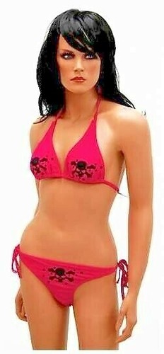 Bikini mit totenköpfen - bikini,
