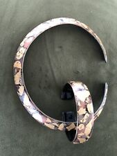 schmuck damen Halsreif mit Armreif Blattgold Künstlerarbeit flexibel goldschwarz