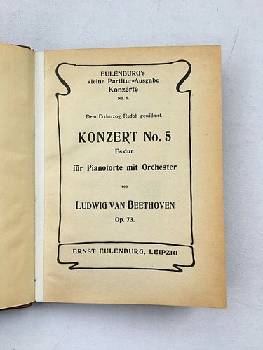 Noten beethoven 73 - noten., op.