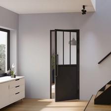 Glastür Drehtür Komplettset