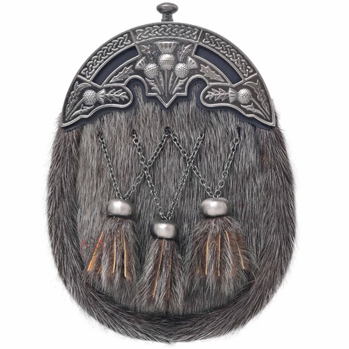 Scottish thistle kilt sporran - thistle,