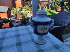 Edle deckelvase kobalt - edle,