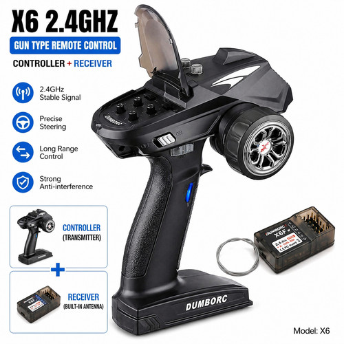 Dumborc 6ch rc radio - x6,