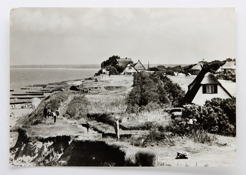 Echtfoto postkarte ostseebad - postkarte,