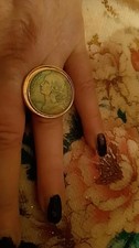Bronze ring rosegold farbend - rosegold,