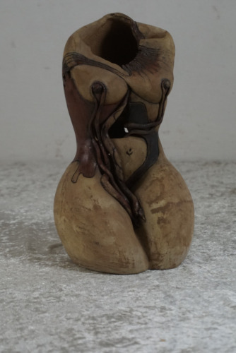 Abstrakte skulptur figur - skulptur,